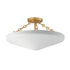 Maxim Artemis Invert Bowl Pendant in Natural Aged Brass Finish Model: 22450WTNAB
