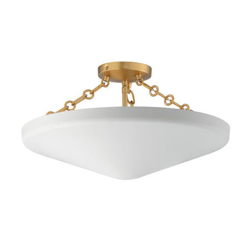 Maxim Artemis Invert Bowl Pendant in Natural Aged Brass Finish Model: 22450WTNAB