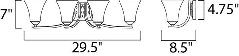 Maxim Aurora Bath Vanity in Satin Nickel Finish Model: 20101FTSN