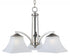 Maxim Aurora Down Light Chandelier in Satin Nickel Finish Model: 20094FTSN