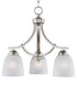 Maxim Axis Down Light Chandelier in Satin Nickel Finish Model: 11223FTSN