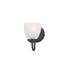 Maxim Axis Wall Sconce in Black Finish Model: 11381FTBK