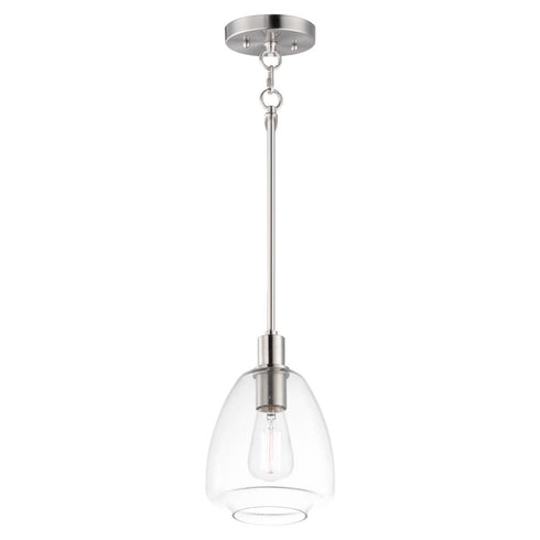 Maxim Babylon Single Pendant in Satin Brass Finish Model: 11112CLSBR