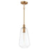 Maxim Babylon Single Pendant in Satin Brass Finish Model: 11114CLSBR