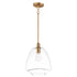 Maxim Babylon Single Pendant in Satin Brass Finish Model: 11116CLSBR