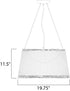 Maxim Bahama Outdoor Pendant in White Finish Model: 54374WT