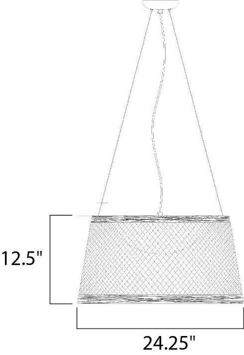 Maxim Bahama Outdoor Pendant in White Finish Model: 54376WT