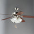 Maxim Basic-Max Basic Max Indoor Ceiling Fan in Satin Nickel Walnut Pecan Finish Model: 89907FTSNWP