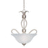 Maxim Basix Invert Bowl Pendant in Satin Nickel Finish Model: 10121FTSN