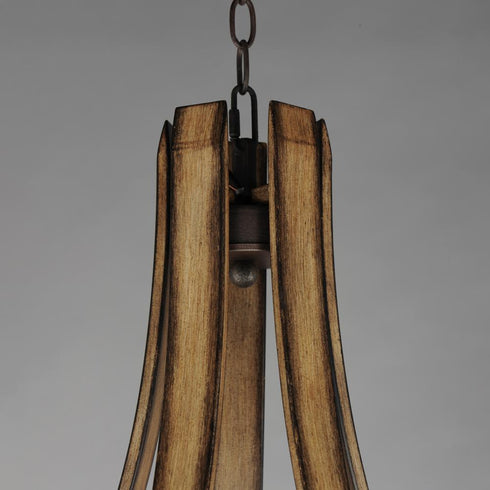Maxim Basque Chandelier in Driftwood/Anthracite Finish Model: 20345DWAR