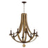 Maxim Basque Chandelier in Driftwood/Anthracite Finish Model: 20348DWAR