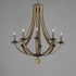 Maxim Basque Chandelier in Driftwood/Anthracite Finish Model: 20348DWAR