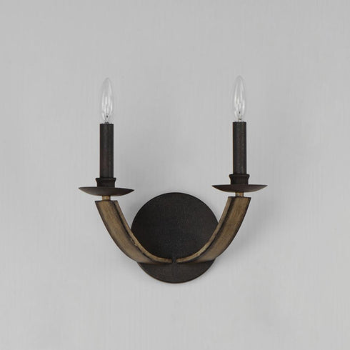 Maxim Basque Wall Sconce in Driftwood/Anthracite Finish Model: 20341DWAR