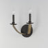 Maxim Basque Wall Sconce in Driftwood/Anthracite Finish Model: 20341DWAR