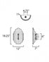 Maxim Baywood Wall Sconce in Bronze Finish Model: 22420WWTBZ