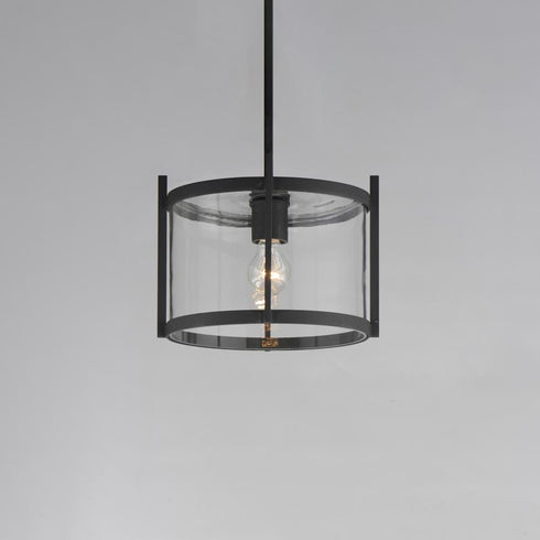 Maxim Belfry Outdoor Flush Mount in Black Finish Model: 30061CLBK