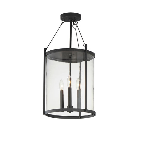 Maxim Belfry Outdoor Pendant in Black Finish Model: 30069CLBK
