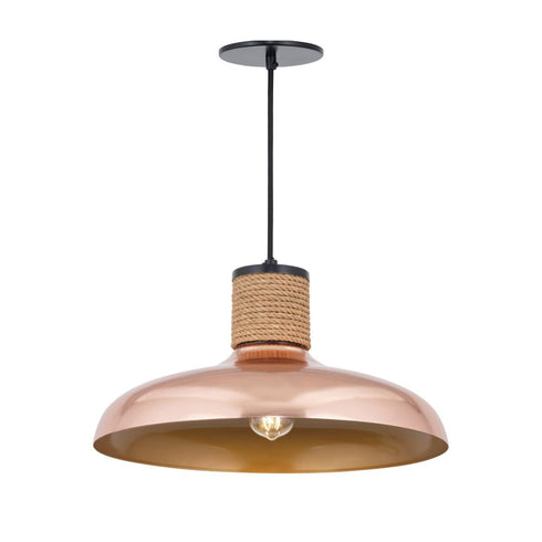 Maxim Bingham Single Pendant in Copper Finish Model: 22494CP