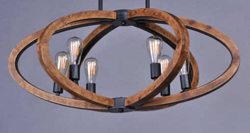 Maxim Bodega Bay Multi Light Pendant in Anthracite Finish Model: 20915APAR