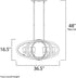 Maxim Bodega Bay Multi Light Pendant in Anthracite Finish Model: 20915APAR/BUL