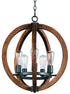 Maxim Bodega Bay Single Tier Chandelier in Anthracite Finish Model: 20917APAR