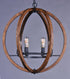 Maxim Bodega Bay Single Tier Chandelier in Anthracite Finish Model: 20918APAR