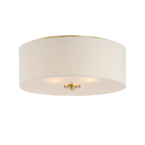 Maxim Bongo Flush Mount in Natural Aged Brass Finish Model: 10010OMNAB