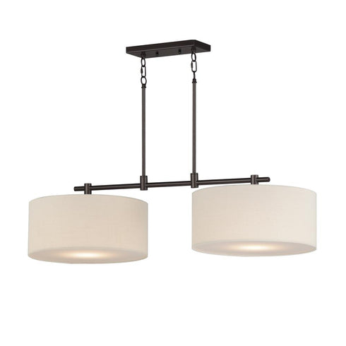 Maxim Bongo Linear Pendant in Natural Aged Brass Finish Model: 10016OMNAB