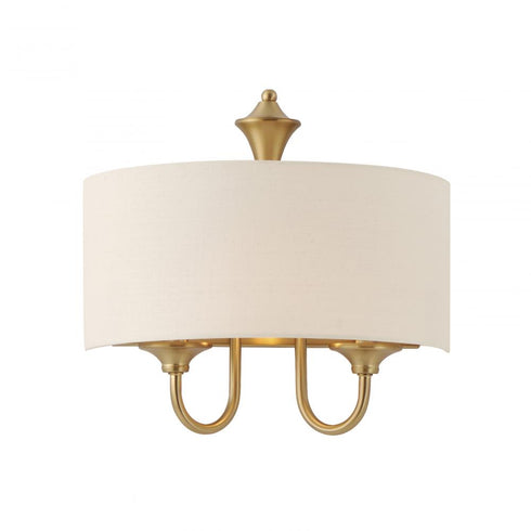 Maxim Bongo Wall Sconce in Natural Aged Brass Finish Model: 10012OMNAB