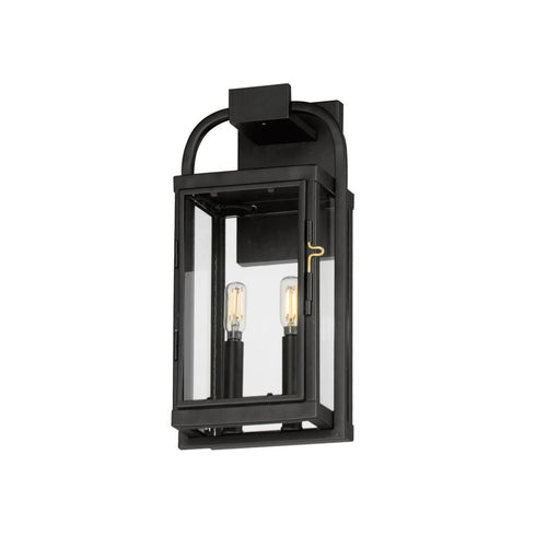 Maxim Bonham Outdoor Wall Mount in Black Finish Model: 30802CLBK