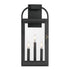 Maxim Bonham Outdoor Wall Mount in Black Finish Model: 30804CLBK