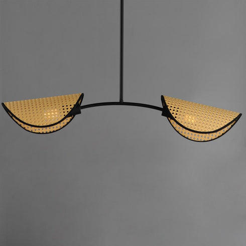 Maxim Bonnet Linear Pendant in Black Finish Model: 12632NABK