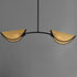 Maxim Bonnet Linear Pendant in Black Finish Model: 12632NABK