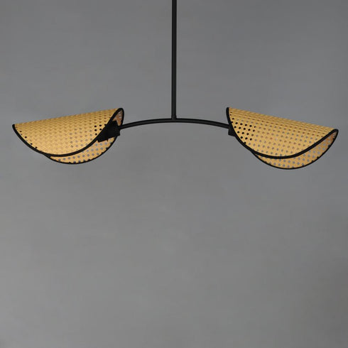 Maxim Bonnet Linear Pendant in Black Finish Model: 12632NABK