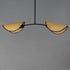 Maxim Bonnet Linear Pendant in Black Finish Model: 12632NABK
