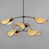 Maxim Bonnet Multi Light Pendant in Black Finish Model: 12636NABK