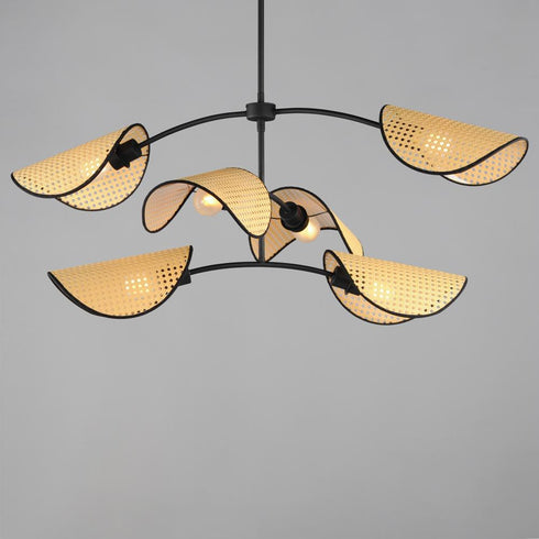 Maxim Bonnet Multi Light Pendant in Black Finish Model: 12636NABK