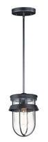 Maxim Breakwater Semi Flush Mount in Black Finish Model: 10268CLBK
