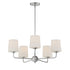 Maxim Bristol Single Tier Chandelier in Anthracite Finish Model: 12095SWAR