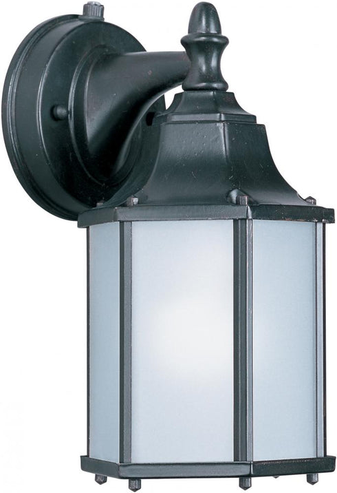 Maxim Builder Cast LED E26 Outdoor Wall Mount in Black Finish Model: 66926BK