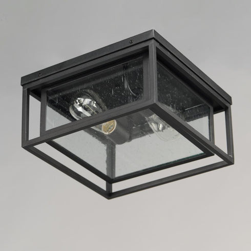 Maxim Cabana Outdoor Flush Mount in Black Finish Model: 3031CDBK