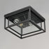 Maxim Cabana Outdoor Flush Mount in Black Finish Model: 3031CDBK