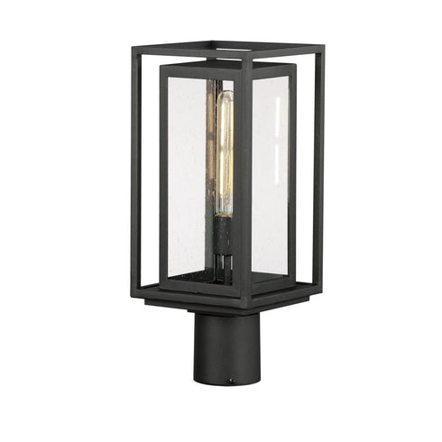 Maxim Cabana Outdoor Pol Post Mount in Black Finish Model: 3030CDBK