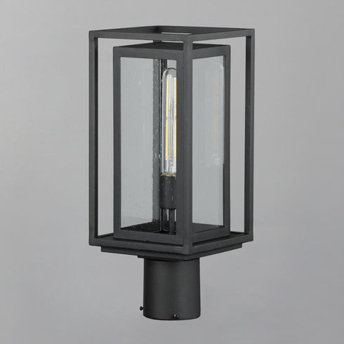 Maxim Cabana Outdoor Pol Post Mount in Black Finish Model: 3030CDBK