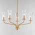 Maxim Camelot Chandelier in Natural Aged Brass Finish Model: 16155CRNAB