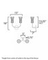 Maxim Camelot Wall Sconce in Natural Aged Brass Finish Model: 16152CRNAB