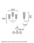 Maxim Camelot Wall Sconce in Natural Aged Brass Finish Model: 16153CRNAB