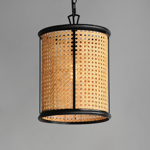 Maxim Cane Single Pendant in Black Finish Model: 14471NABK