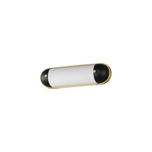Maxim Capsule Bath Vanity in Black Natural Aged Brass Finish Model: 39561SWBKNAB