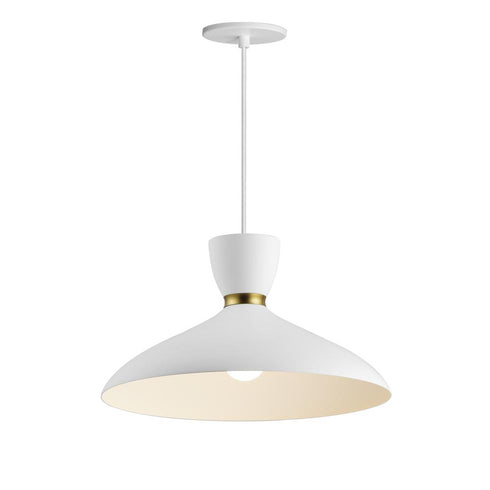 Maxim Carillon Single Pendant in Black / Satin Brass Finish Model: 11304BKSBR
